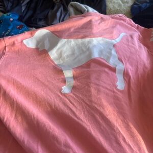 Victoria's Secret Pink Dog Graphic Tee